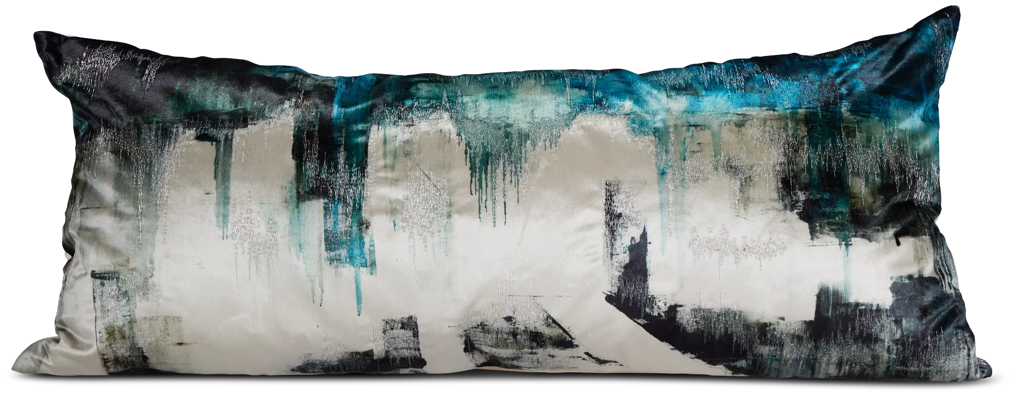 Langston Multicolored Velvet Lumbar Accent Pillow Langston Multicolored Velvet Lumbar Accent Pillow