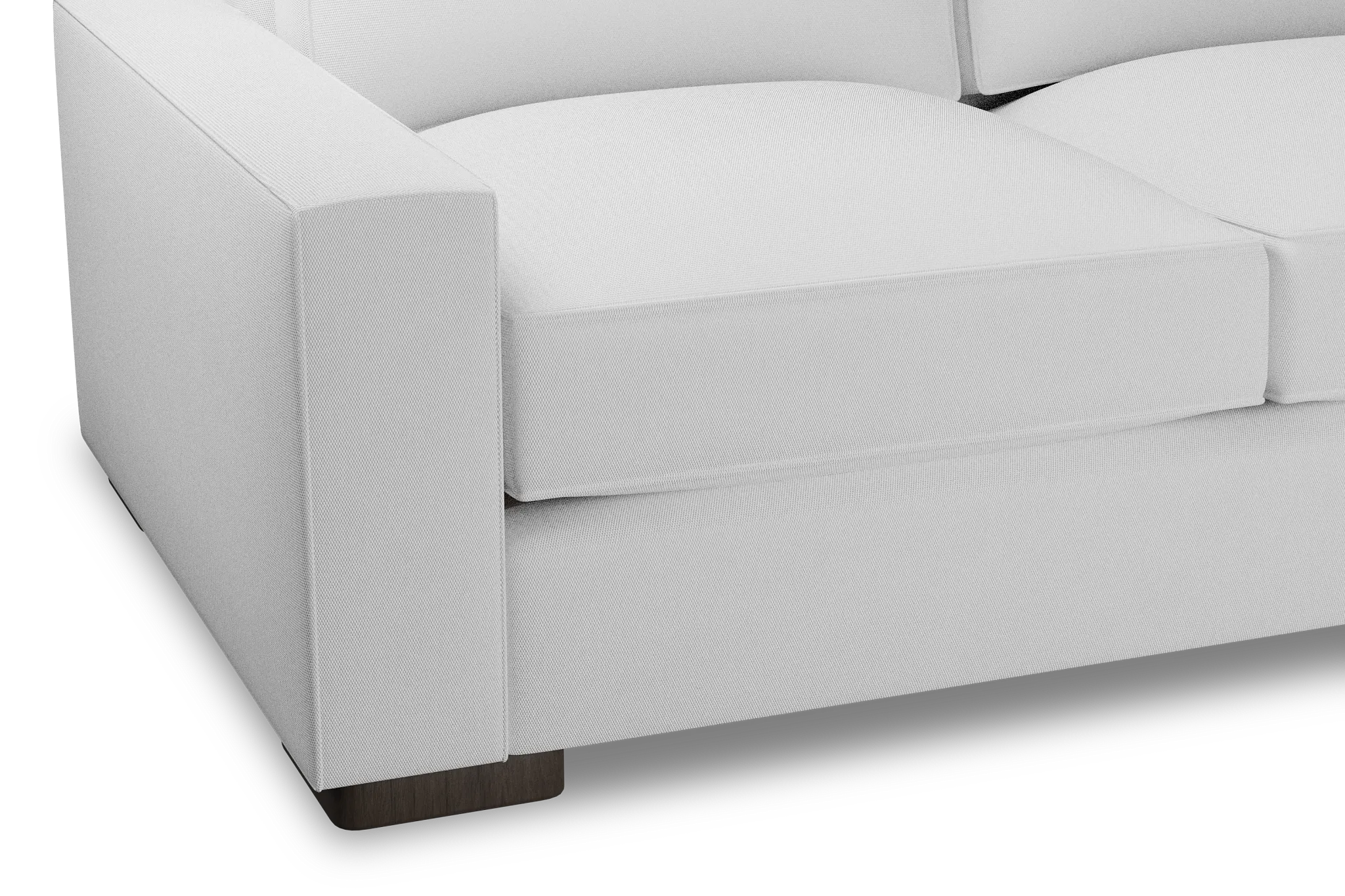 Edgewater Peyton White Medium Two-arm Sectional