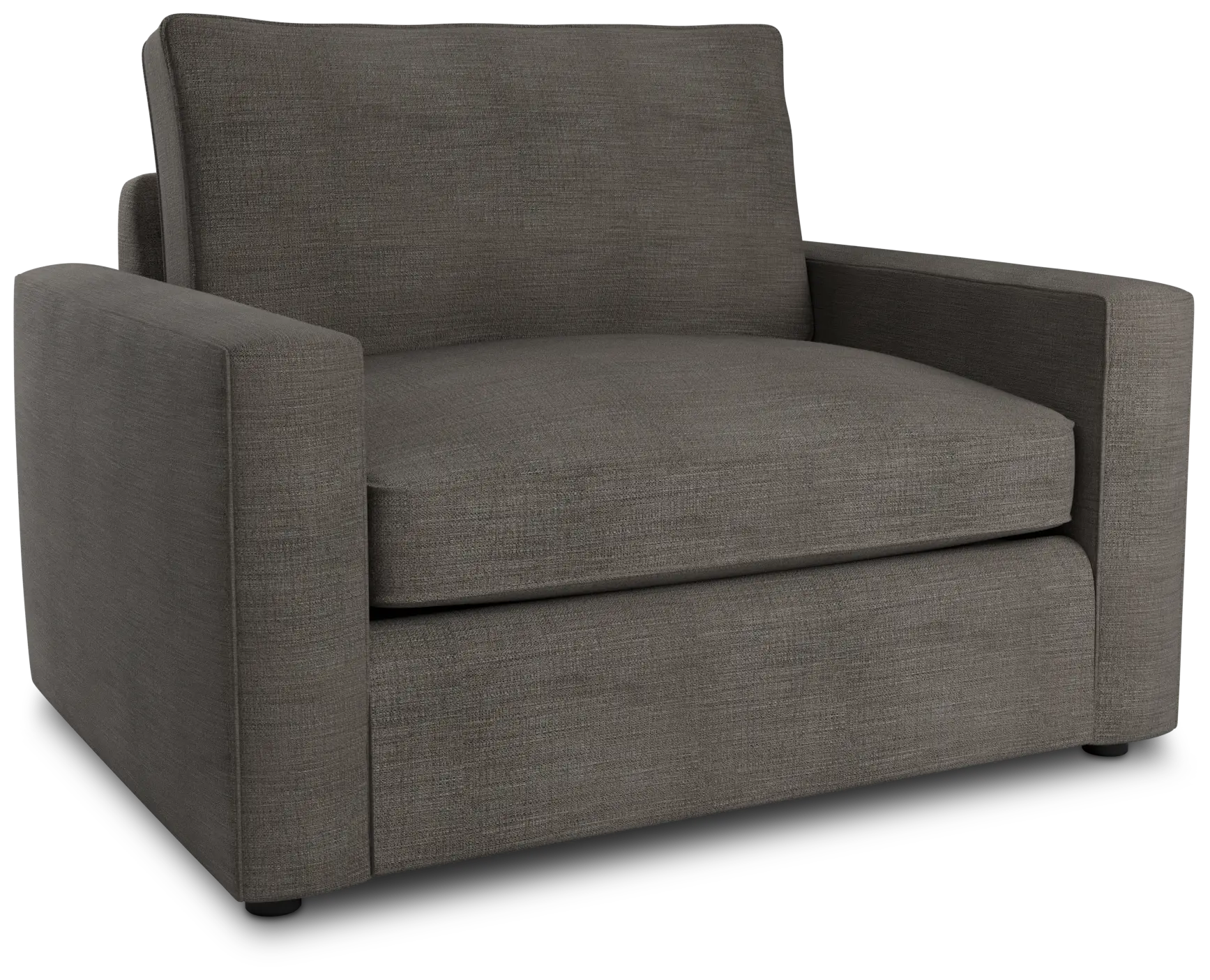 Siesta Victory Gray Fabric Memory Foam Sleeper Siesta Victory Gray Fabric Memory Foam Sleeper