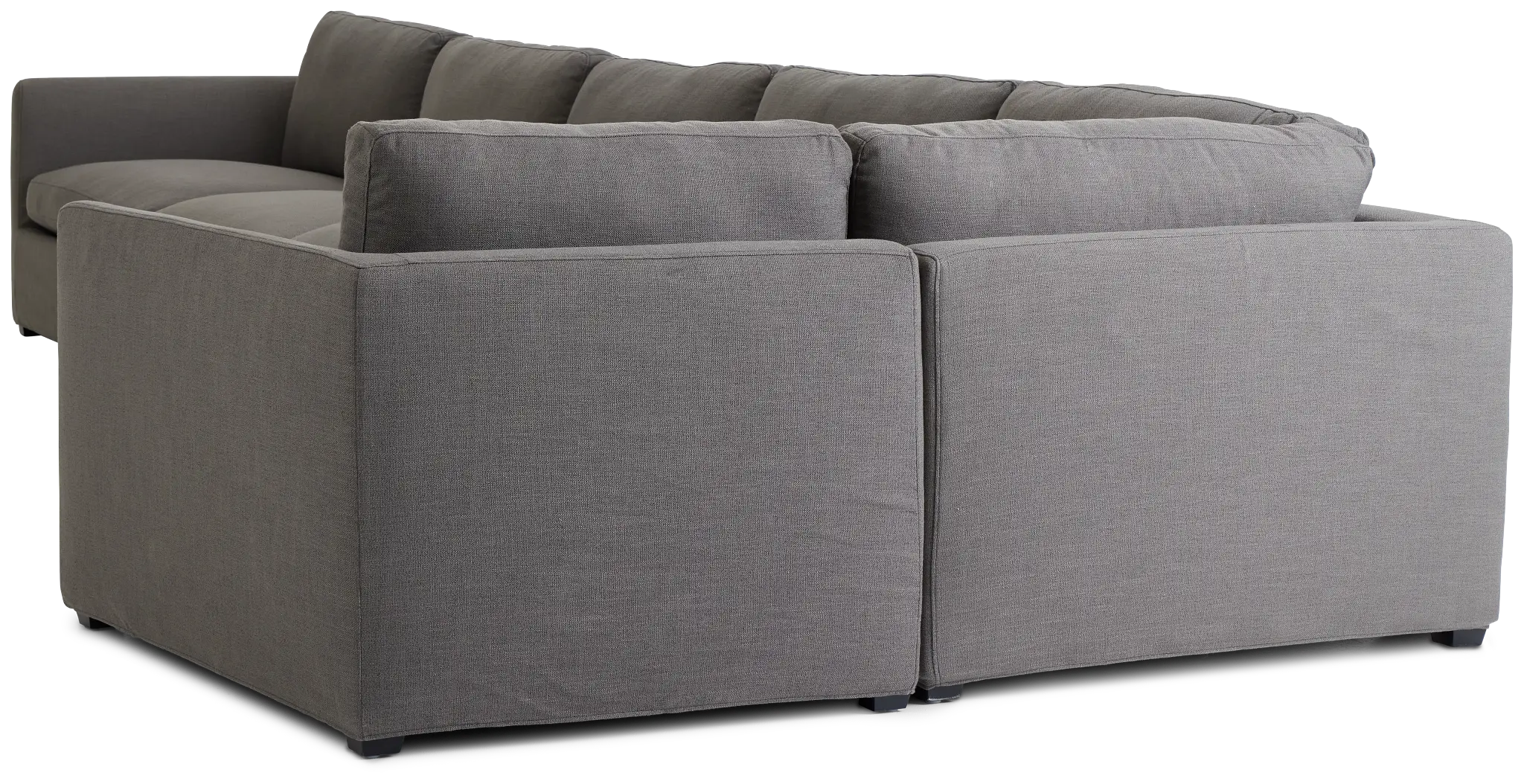 Willow Gray Fabric Large Two-arm Sectional Willow Gray Fabric Large Two-arm Sectional