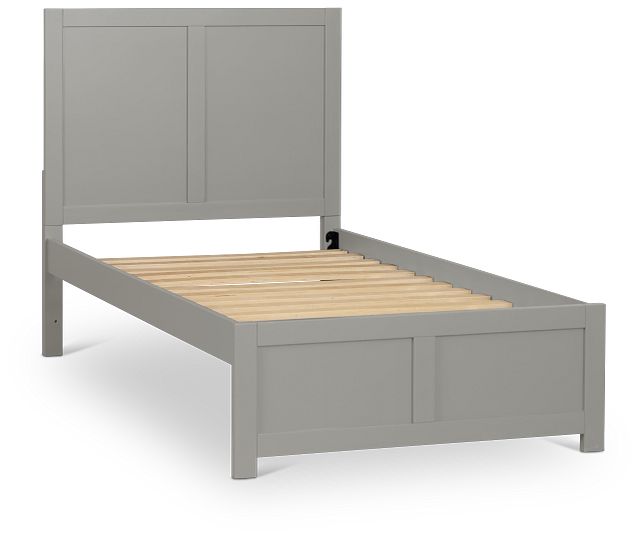 Charleston Gray Panel Bed