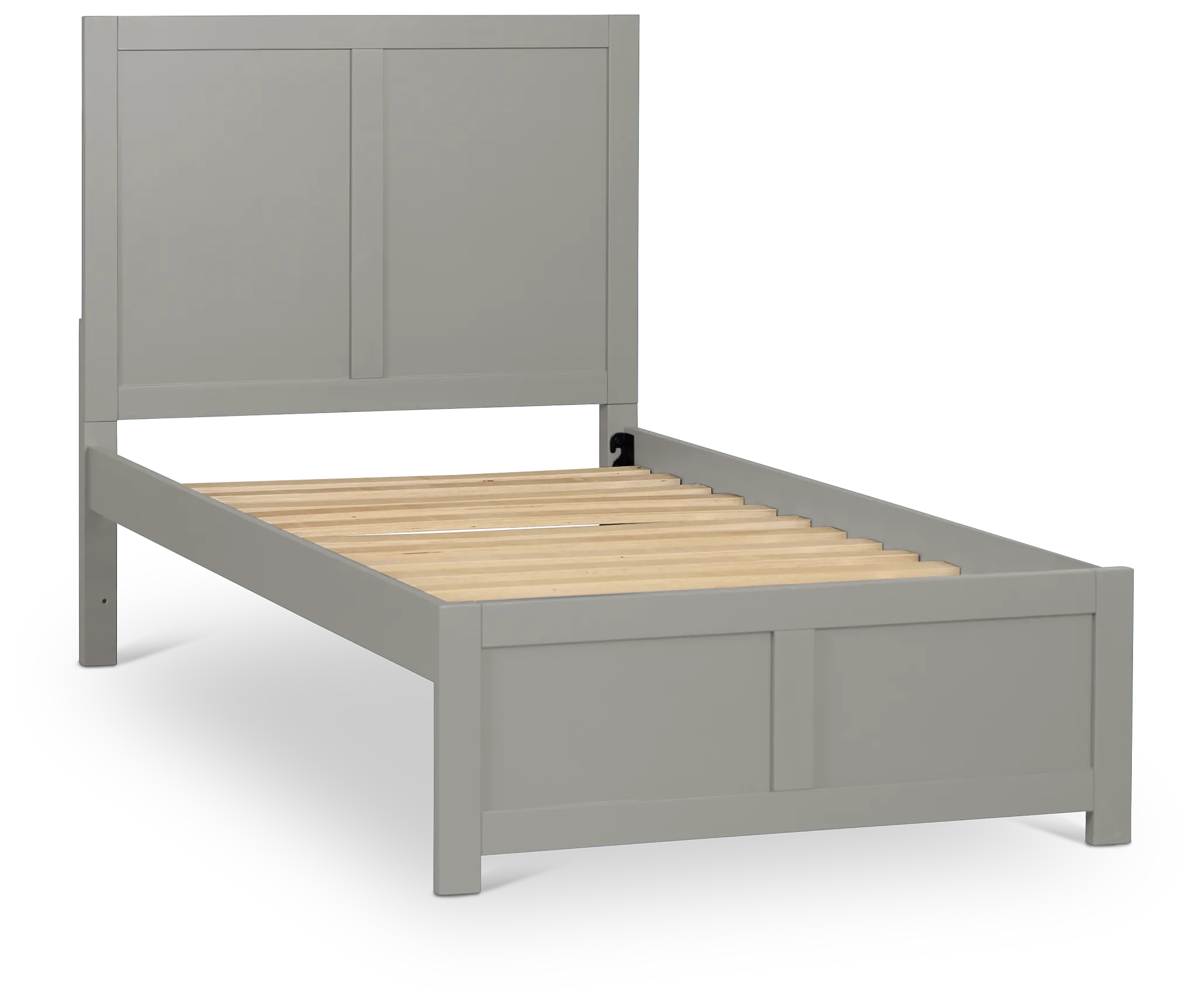 Charleston Gray Panel Bed