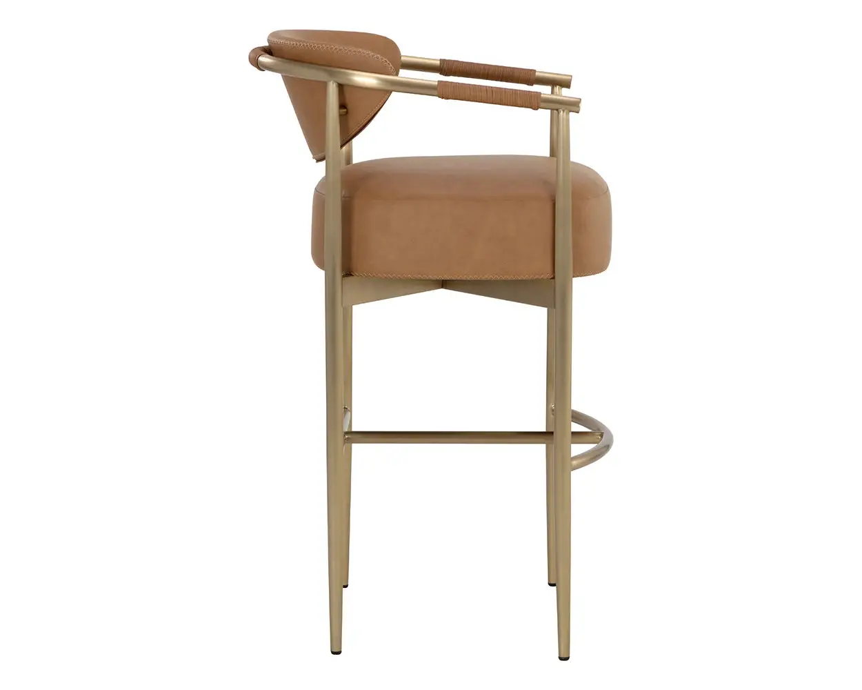 Karli Brown 30" Upholstered Barstool Karli Brown 30" Upholstered Barstool