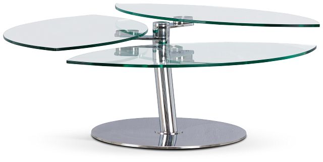 Brooks Glass Round Coffee Table