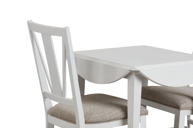 Heron Cove White 38" Table & 2 Chairs