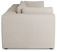 Destin Sutton Beige Fabric 3 Piece Modular Sofa