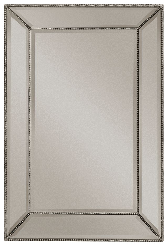 Adiva Silver Small Mirror