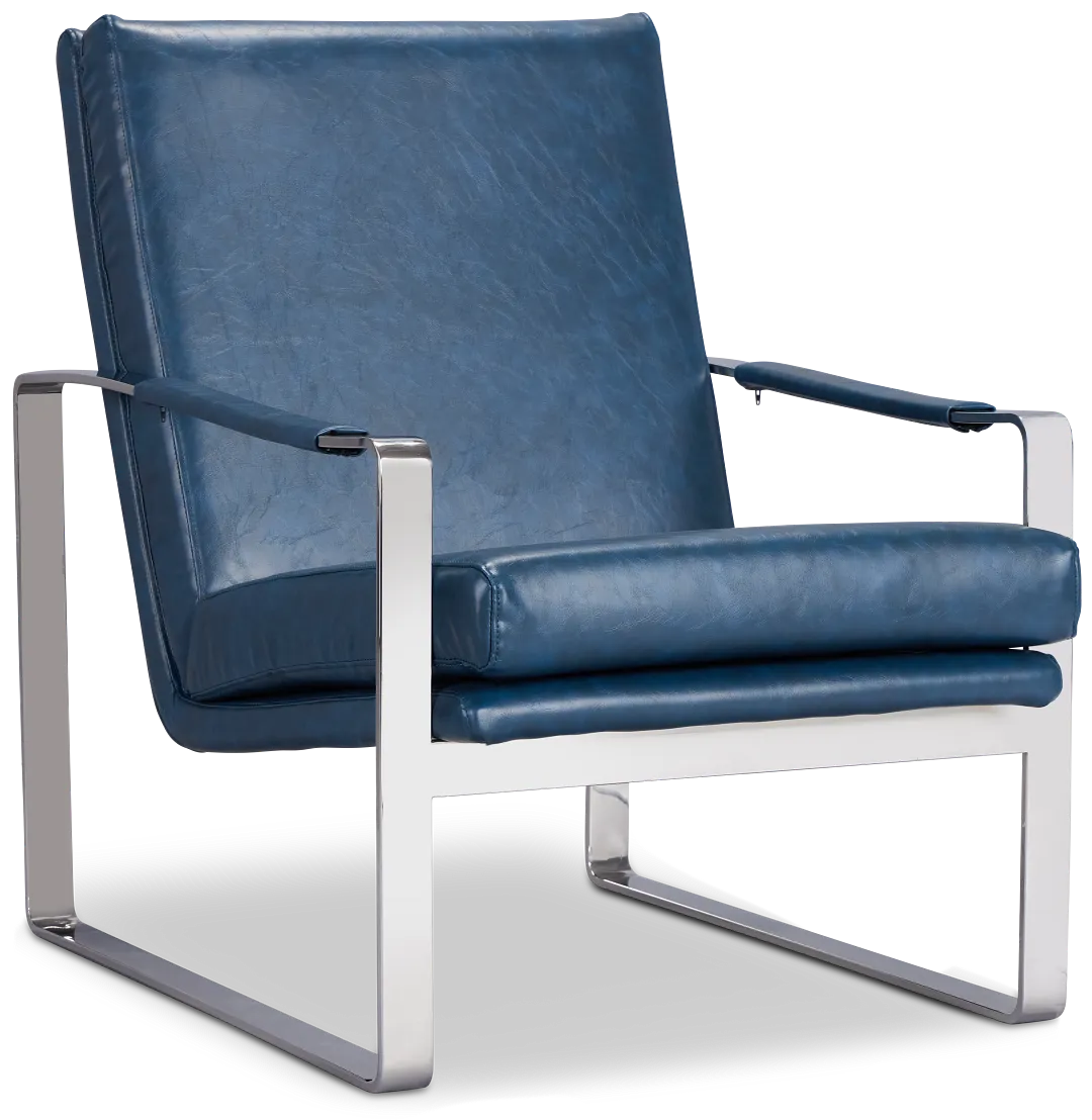 Lottie Dark Teal Accent Chair