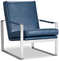 Lottie Dark Teal Accent Chair