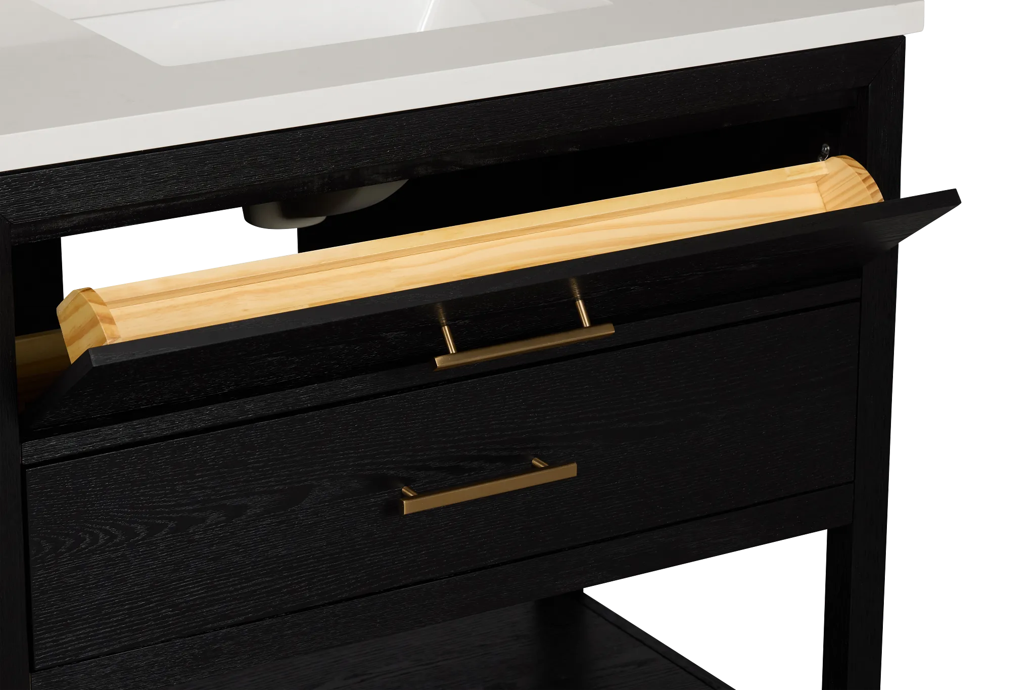 Alden Black 36" Single Bathroom Vanity