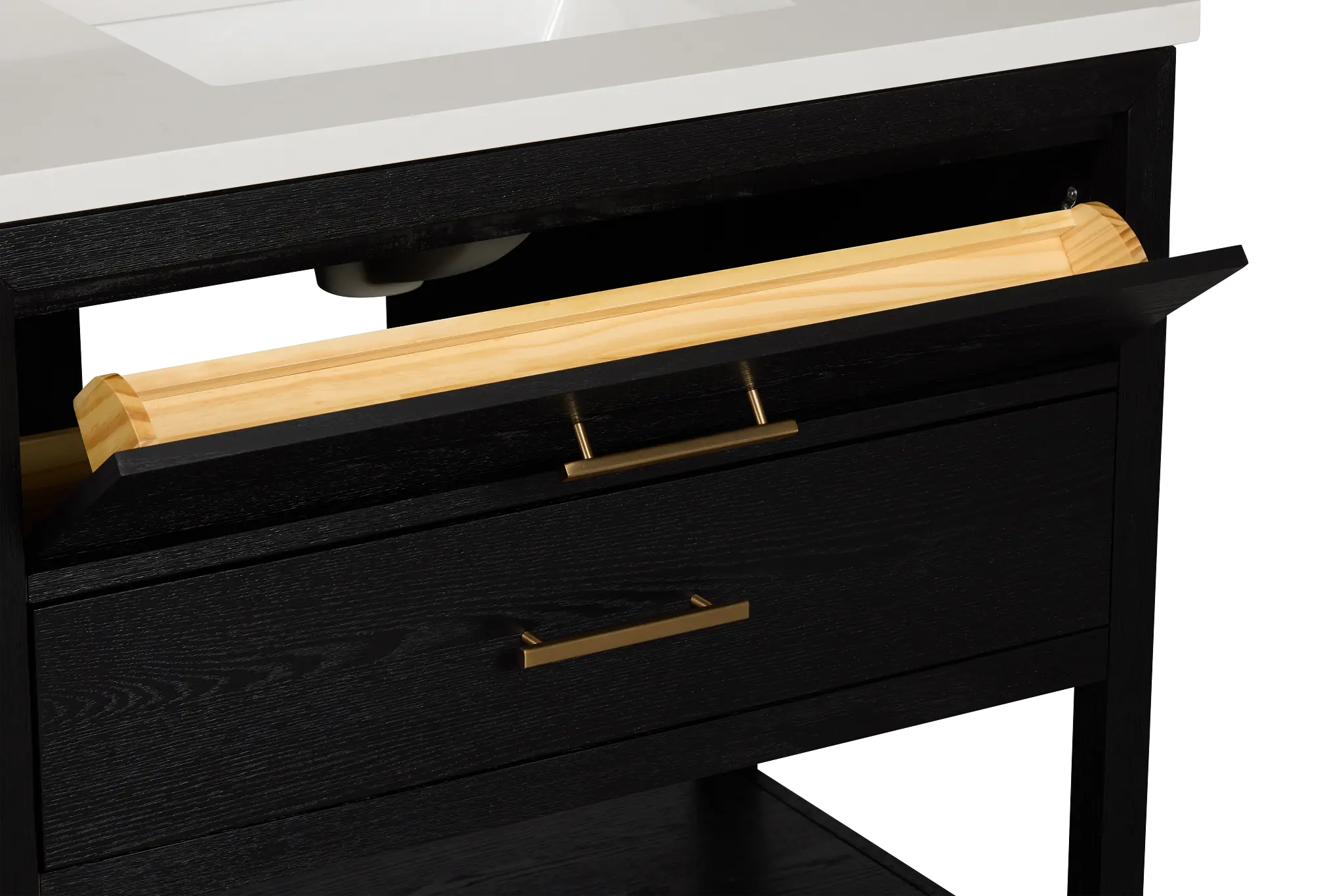 Alden Black 36" Single Bathroom Vanity Alden Black 36" Single Bathroom Vanity