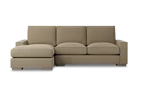 Edgewater Elite Taupe Left Chaise Sectional