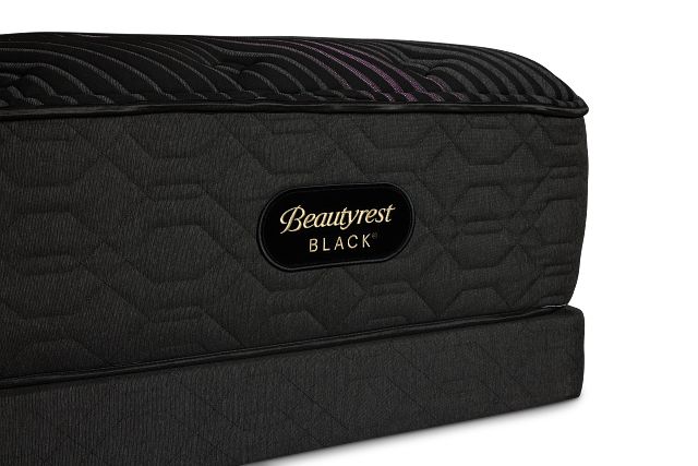 Beautyrest Black Series Two Plush Tight Top Low-profile Mattress Set