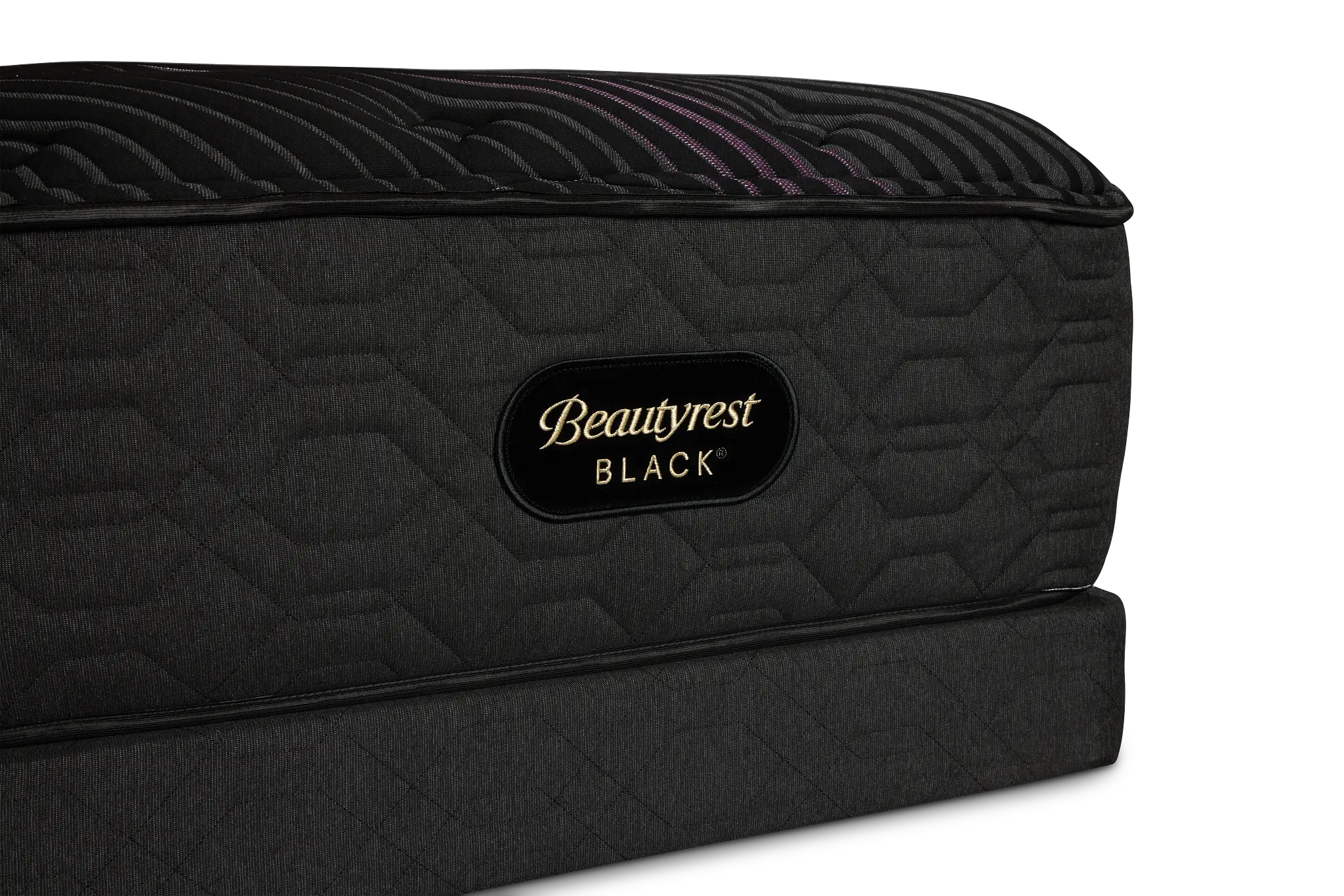 Beautyrest Black Series Two Plush Tight Top Low-profile Mattress Set Beautyrest Black Series Two Plush Tight Top Low-profile Mattress Set