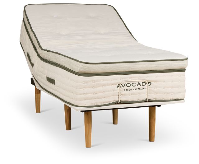 Avocado Green Plush Eco Adjustable Mattress Set