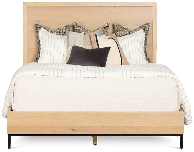 Highland Light Tone Panel Bed