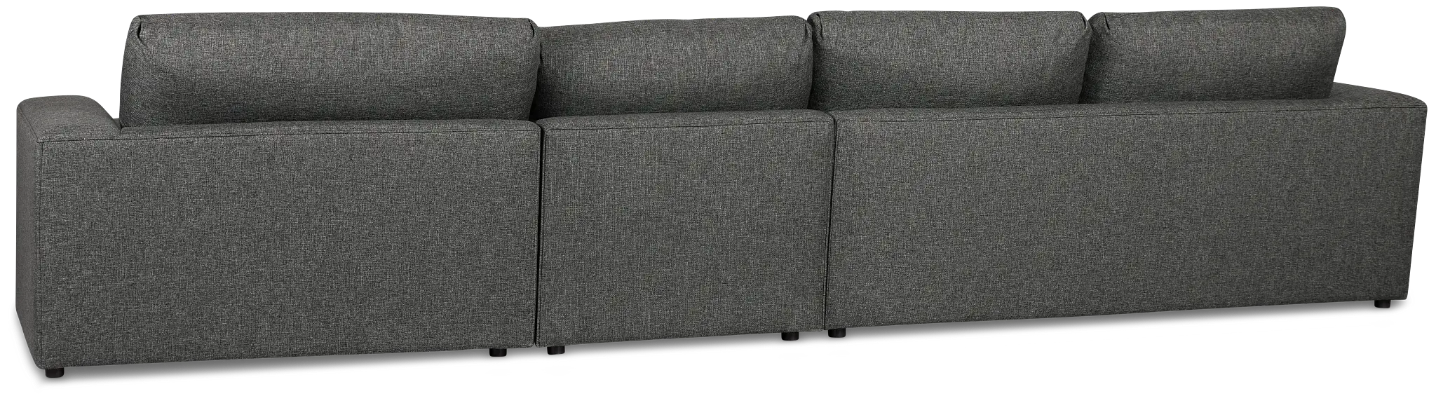 Brantley Dark Gray Fabric Small Right Chaise Sectional Brantley Dark Gray Fabric Small Right Chaise Sectional