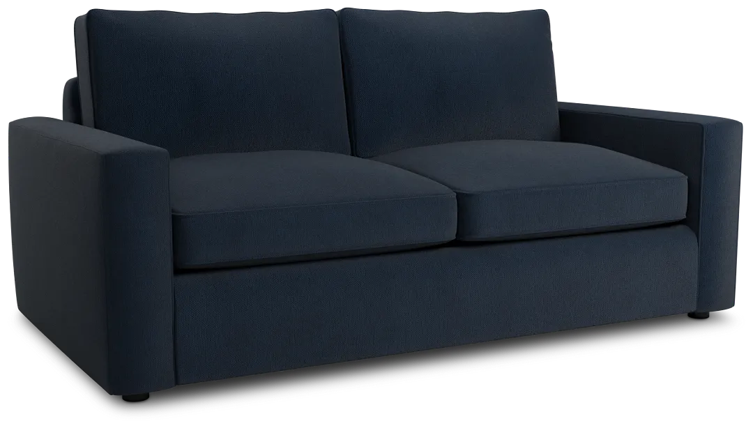 Siesta Revenue Dark Blue Fabric Sofa