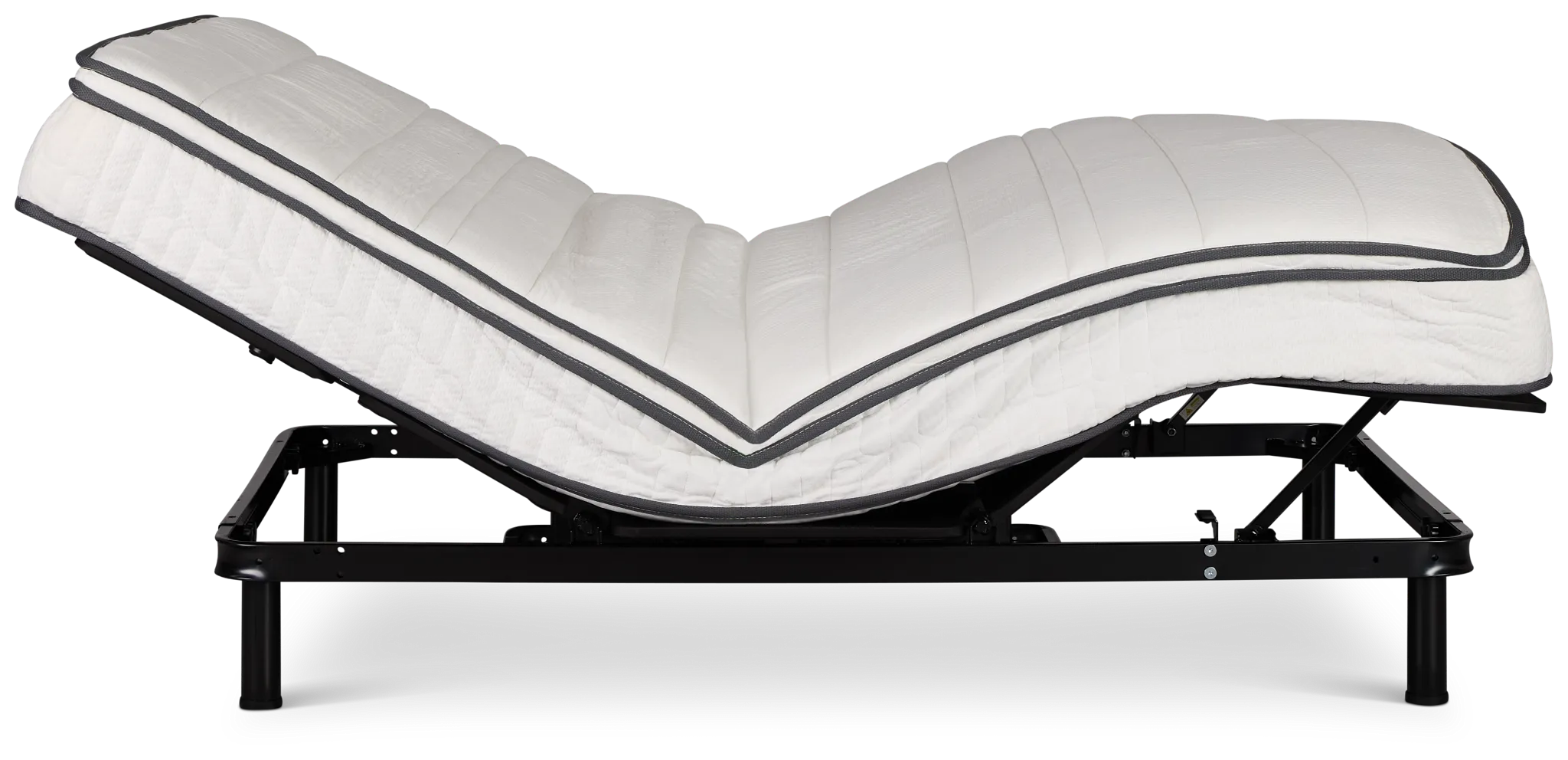 Rest & Renew By Zinus 8" Hybrid Slat Adjustable Mattress Set