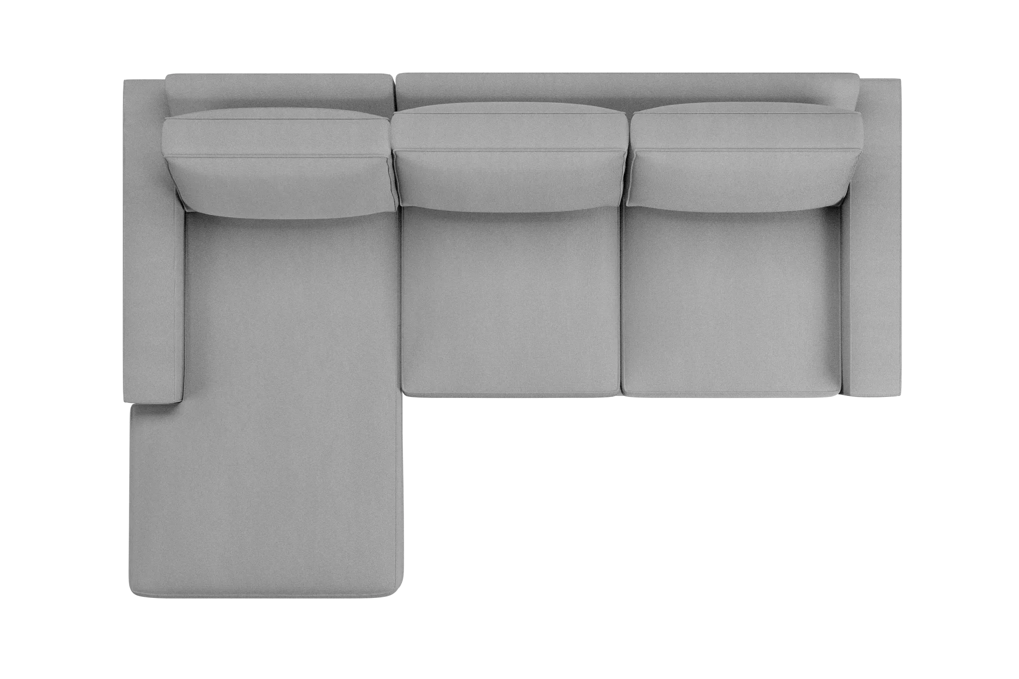 Edgewater Delray Light Gray Left Chaise Sectional