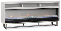 Weston White 76" Tv Stand With Fireplace Insert