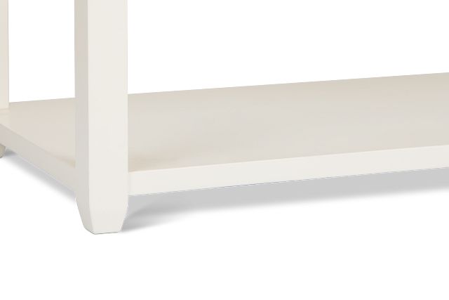 Hurley White Rectangular Coffee Table