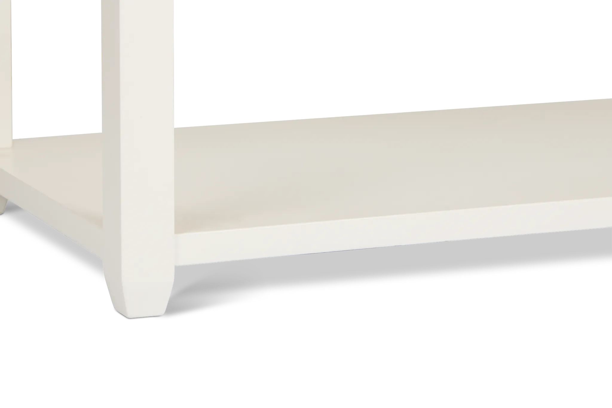 Hurley White Rectangular Coffee Table