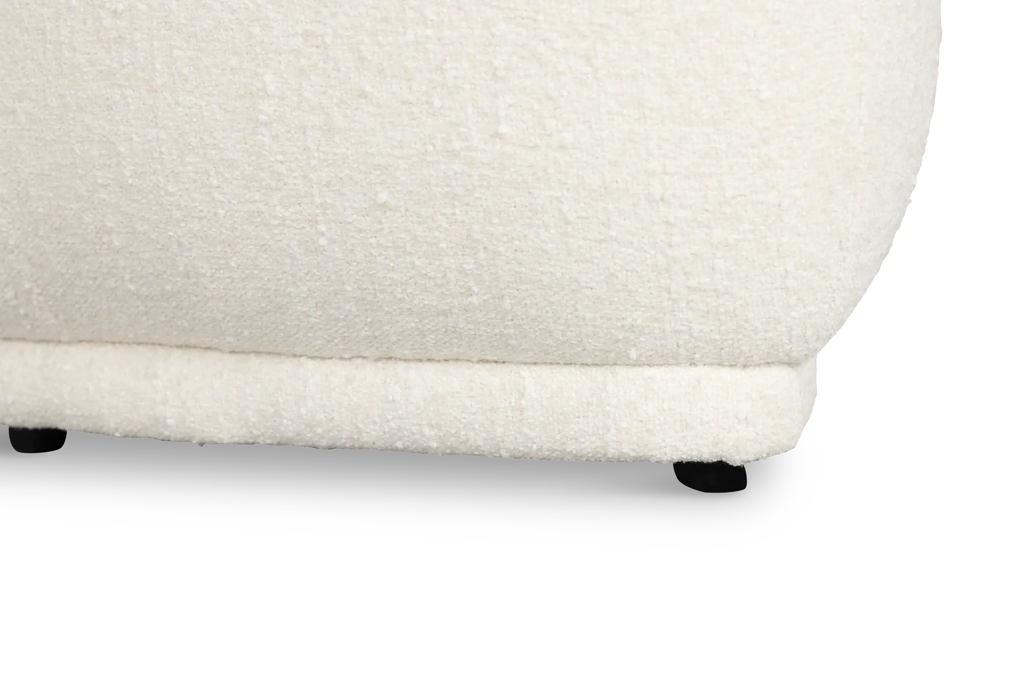 Jovi White Fabric Large Accent Ottoman Jovi White Fabric Large Accent Ottoman