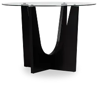 Oxford Glass Round High Dining Table