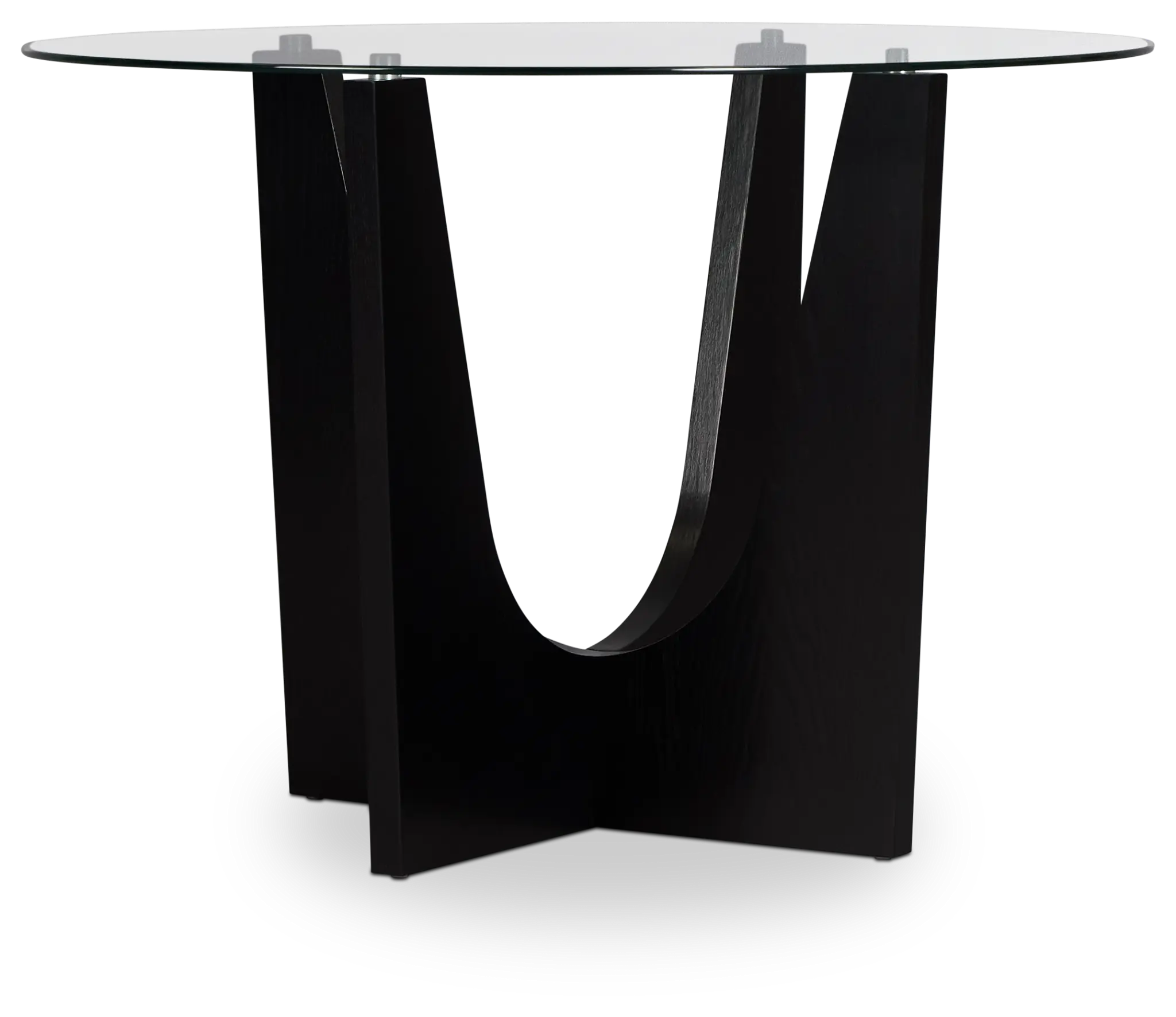 Oxford Glass Round High Dining Table Oxford Glass Round High Dining Table