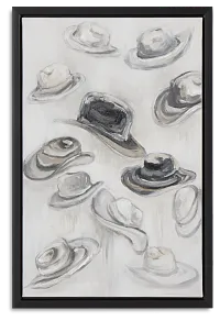 Hats Ivory Wall Art