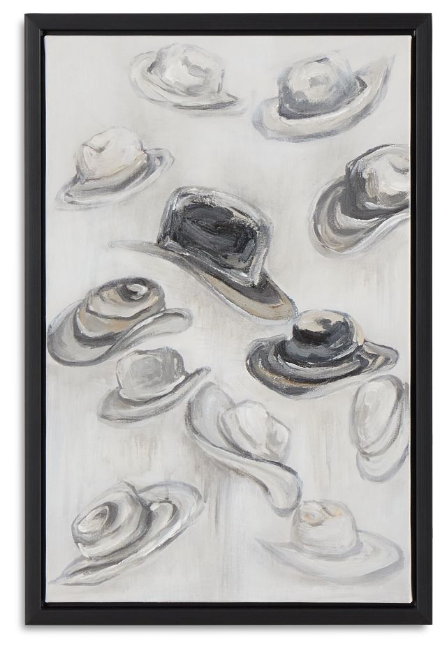 Hats Ivory Wall Art