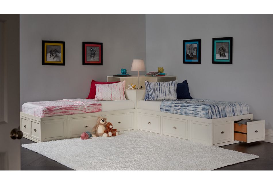 Spencer White Storage Corner Platform Storage Beds Baby Kids Beds City Furniture Shop from the world's largest selection and best deals for corner sofa bed with storage.