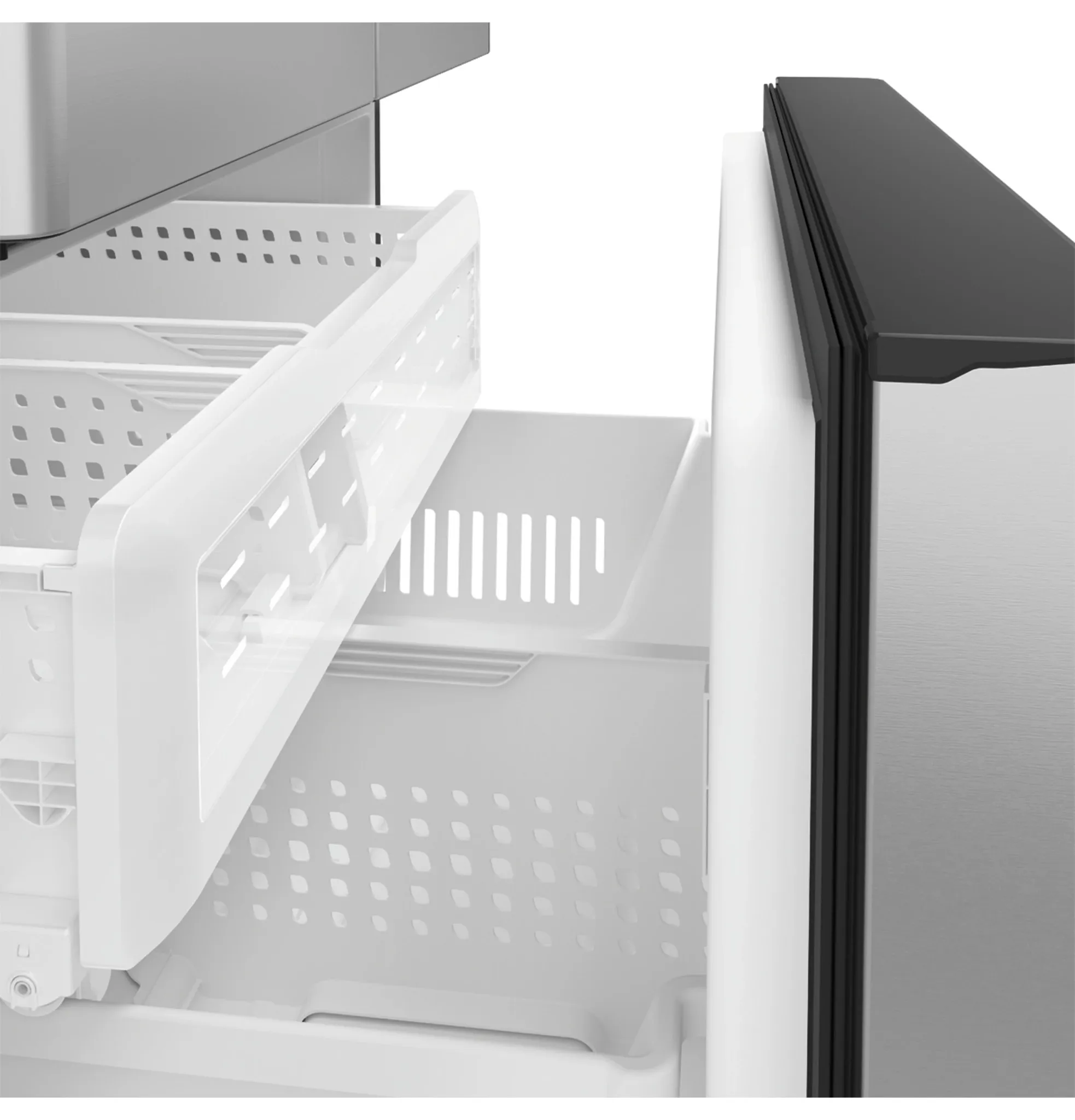 Cafe 28 Series Stainless Steel Bottom Freezer Refrigerator