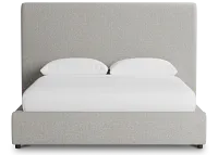 Gayton Elavation Khaki 54" Upholstered Platform Bed