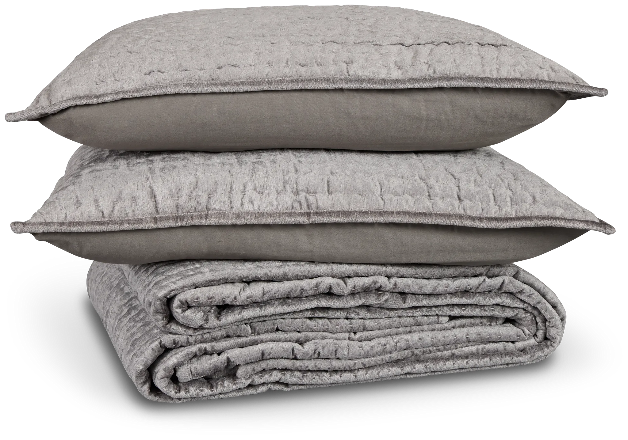 Barin Gray Coverlet Set