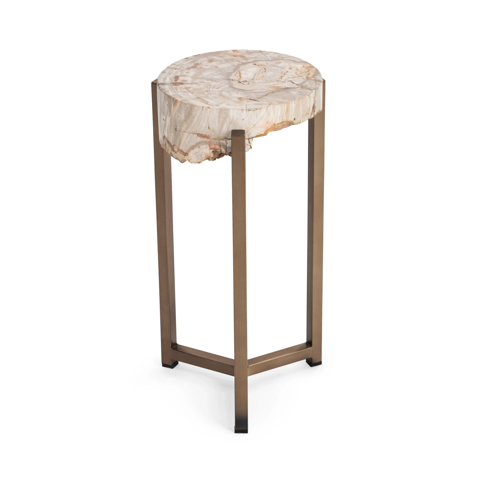 Reef Light Tone Small Round Accent Table