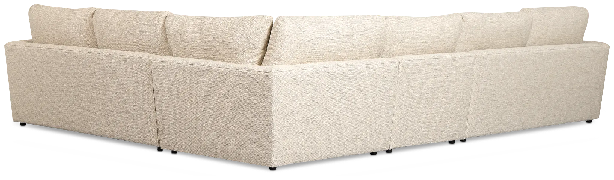 Maxwell Light Gray Fabric Left Chaise Sectional Maxwell Light Gray Fabric Left Chaise Sectional