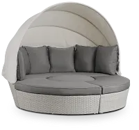 Biscayne Gray Canopy Daybed