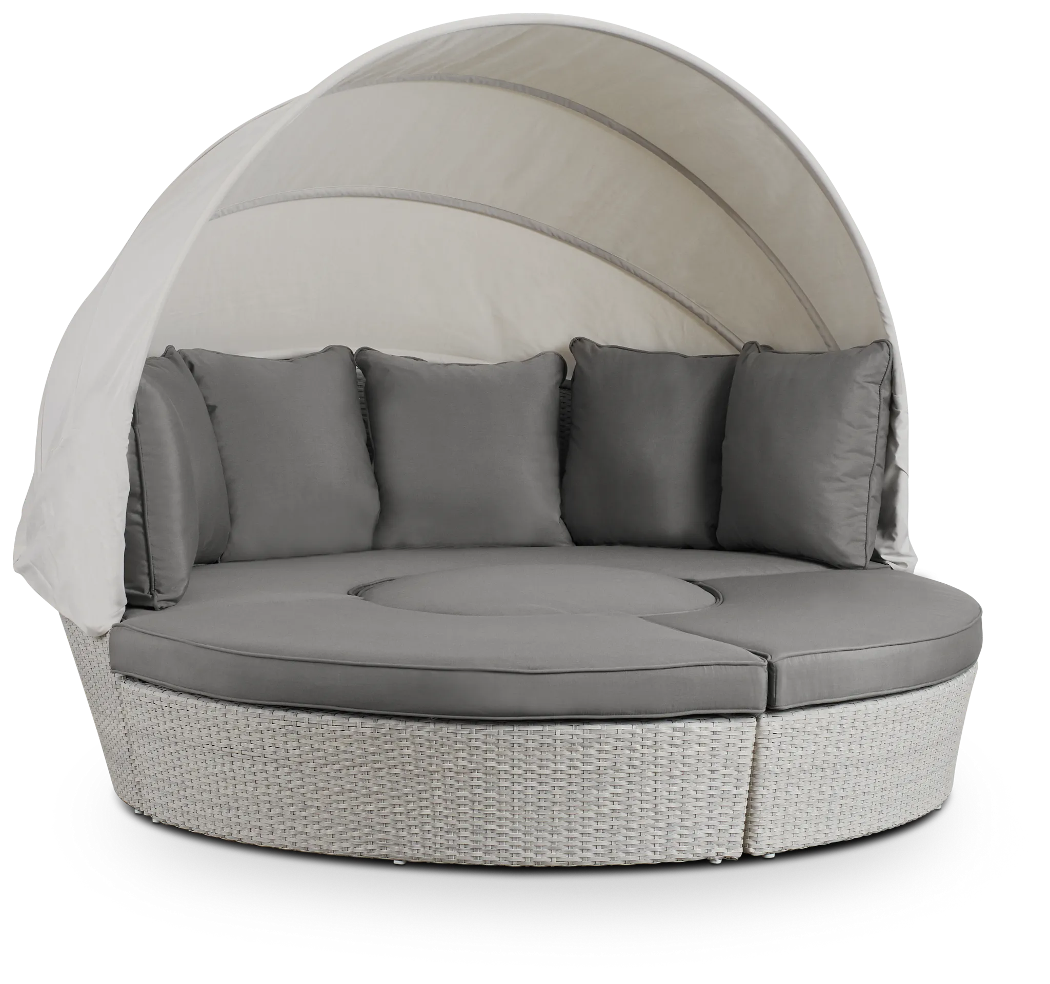 Biscayne Gray Canopy Daybed