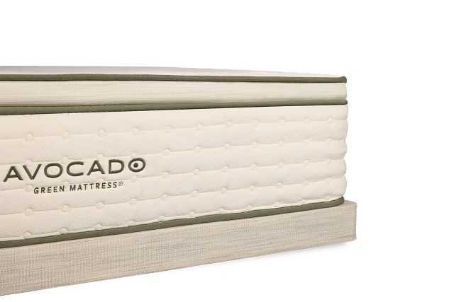 Avocado Green Cushion Firm Low-profile Mattress Set