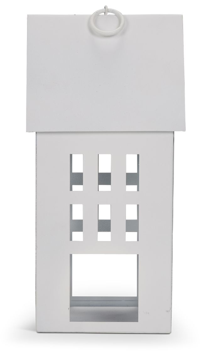 House White Medium Candle Holder