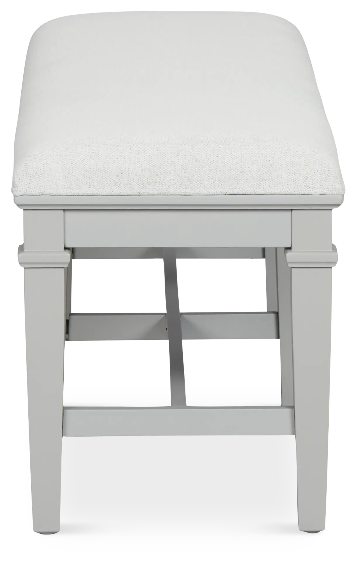 Cape Cod Gray Upholstered Dining Bench Cape Cod Gray Upholstered Dining Bench