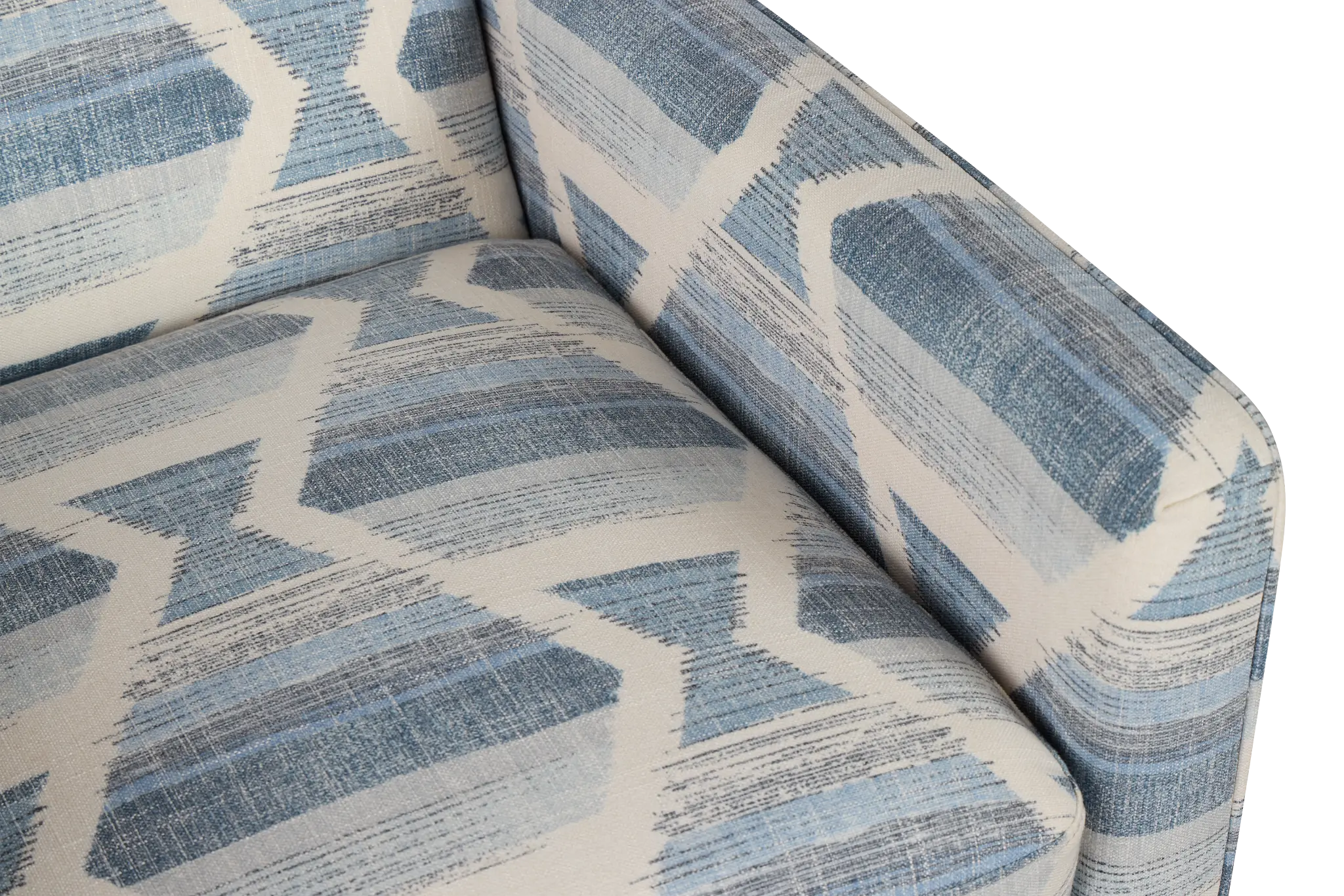 Everly Blue Fabric Accent Chair Everly Blue Fabric Accent Chair