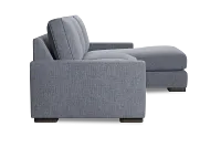 Edgewater Elevation Gray Right Chaise Sectional