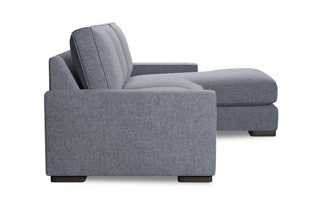 Edgewater Elevation Gray Right Chaise Sectional