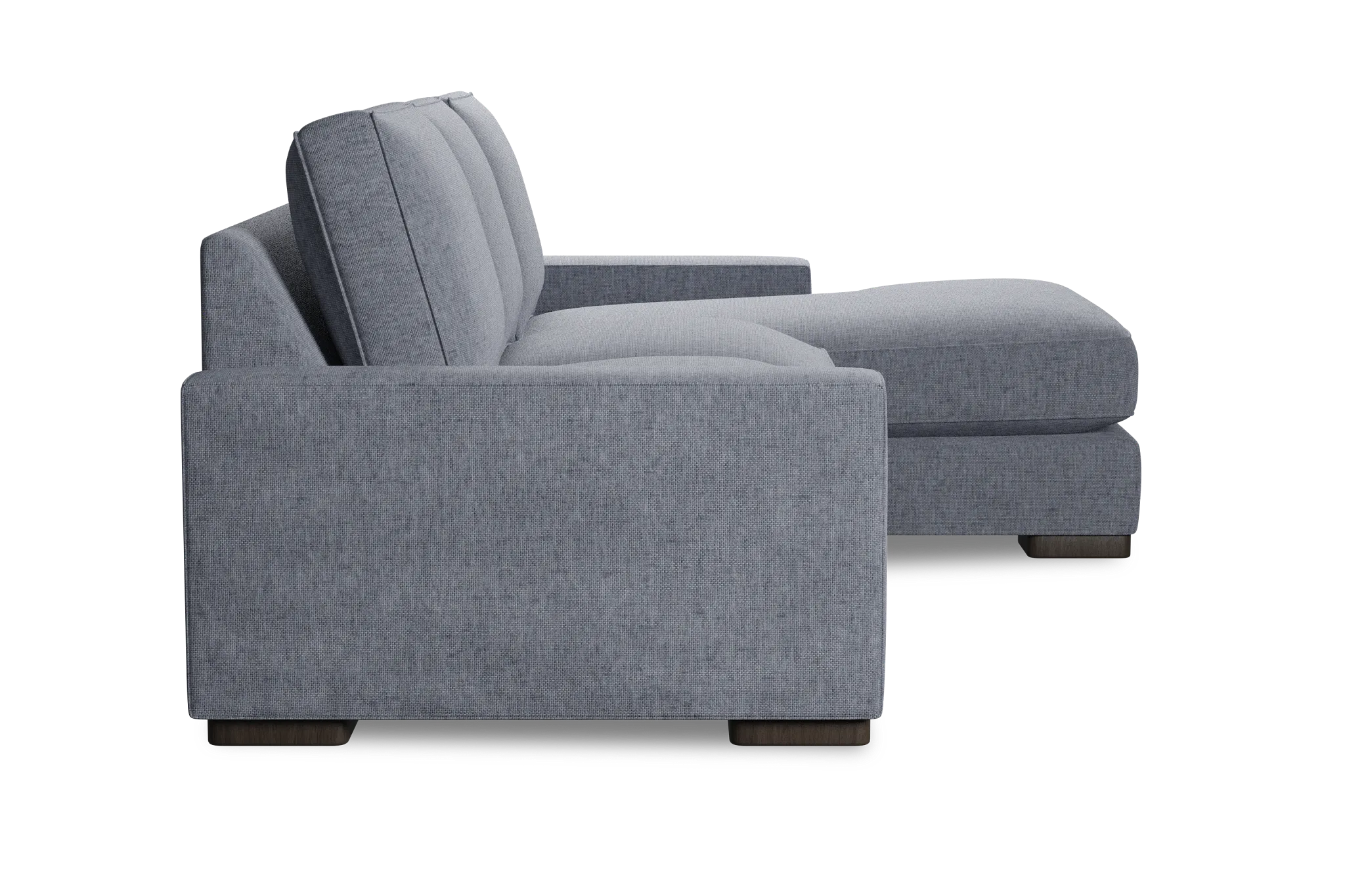 Edgewater Elevation Gray Right Chaise Sectional