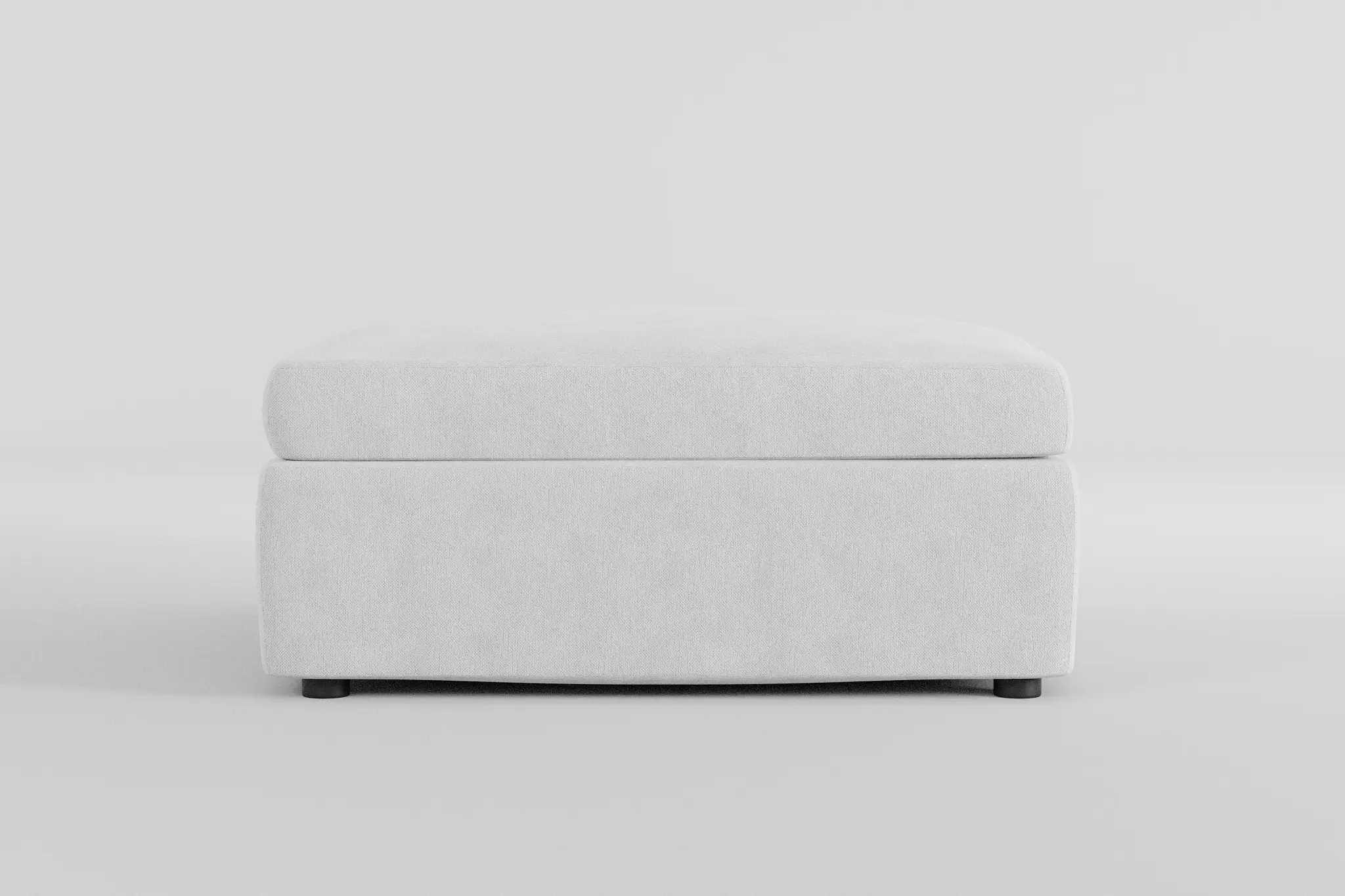 Destin Revenue White Fabric Cocktail Ottoman Destin Revenue White Fabric Cocktail Ottoman