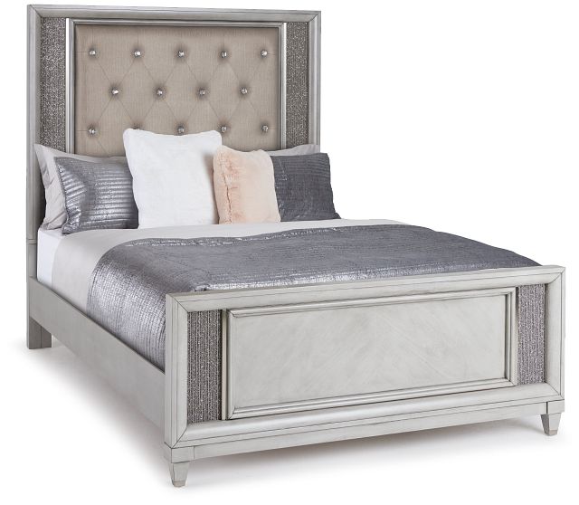 Viviana Silver Complete Bed