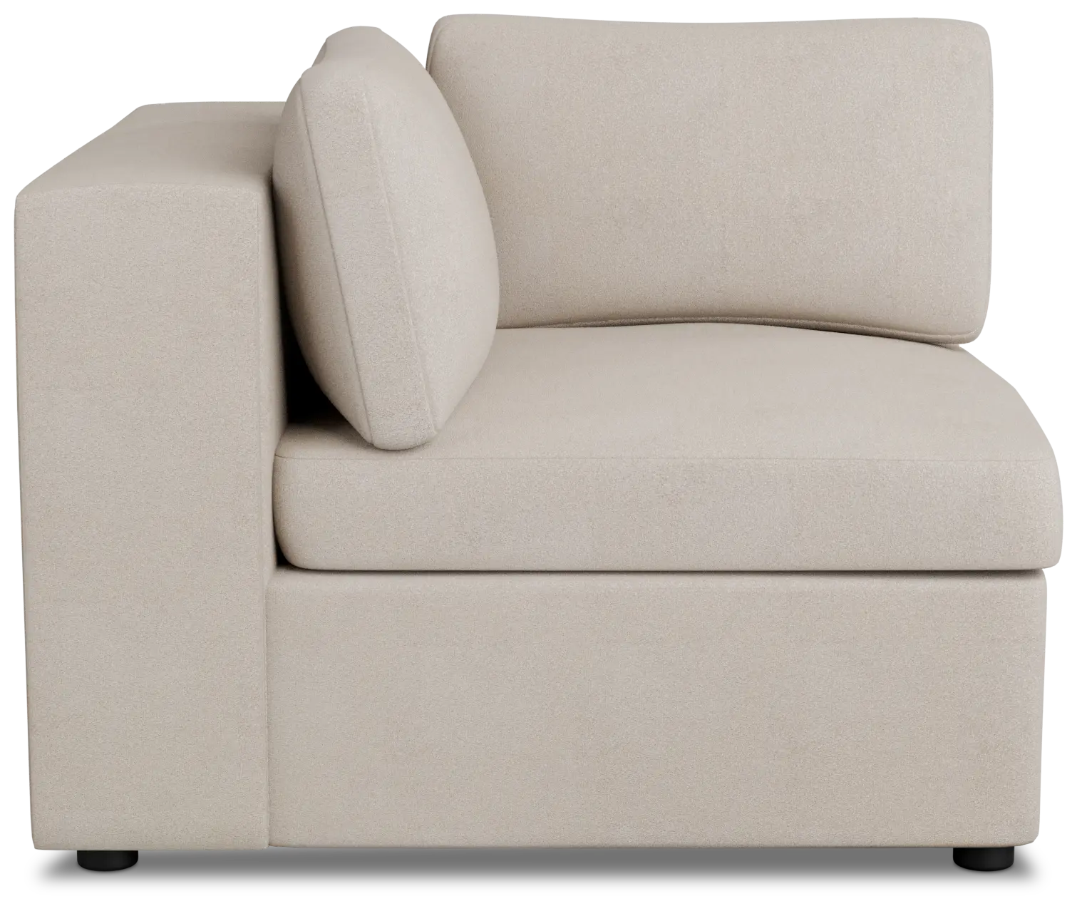 Destin Sutton Beige Fabric Corner Chair Destin Sutton Beige Fabric Corner Chair